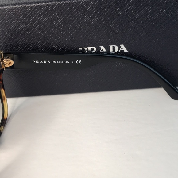 New - PRADA Acetate Cat Eye Sunglasses SPR 23X-F - Picture 10 of 15